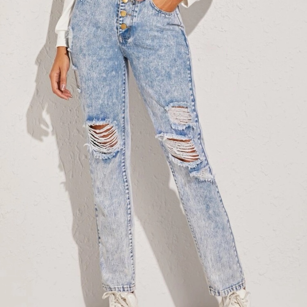 Acid wash SHEIN jeans